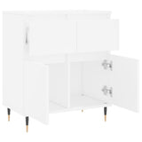 Buffet Blanc 60x35x70 cm Bois d'ingénierie