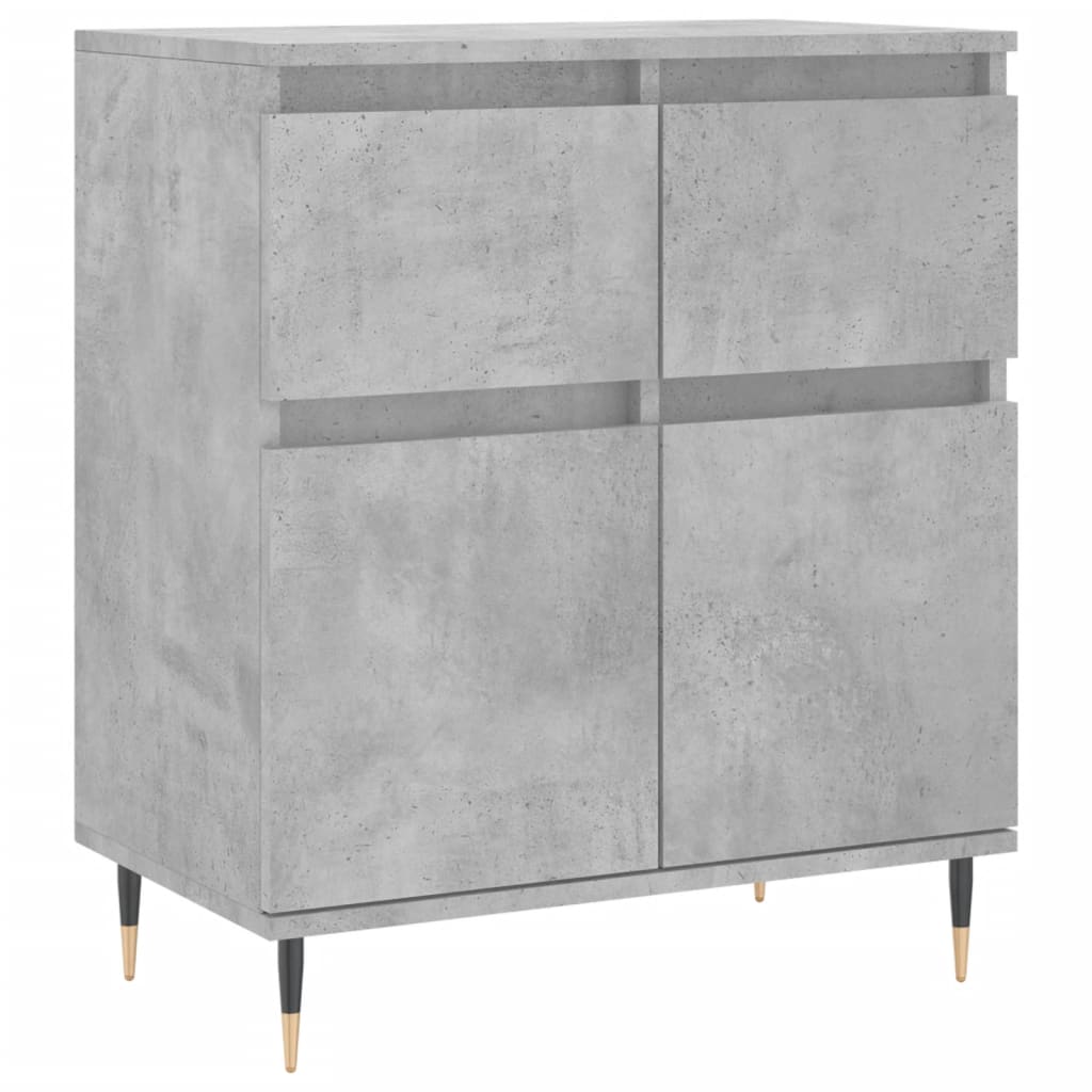 Sideboard Betongrau 60x35x70 cm Holzwerkstoff