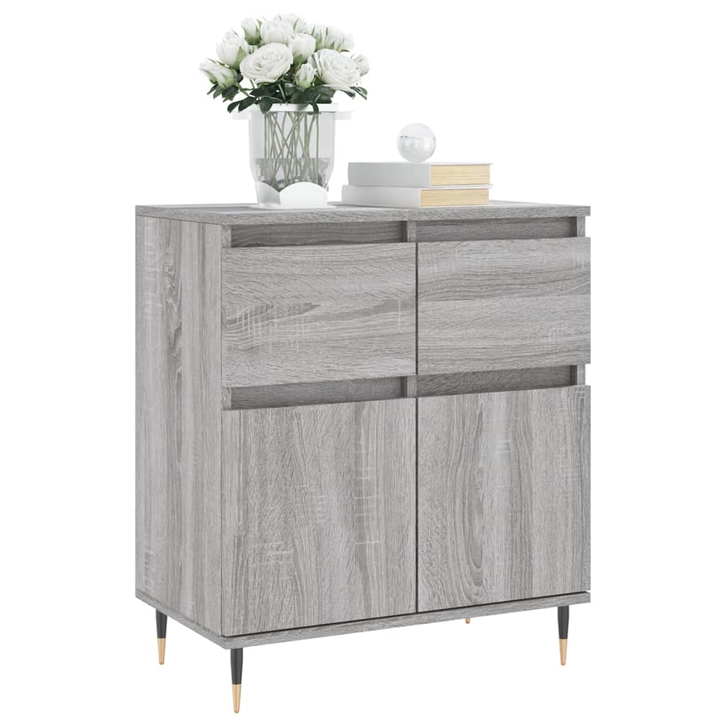 Buffet Sonoma gris 60x35x70 cm Bois d'ingénierie