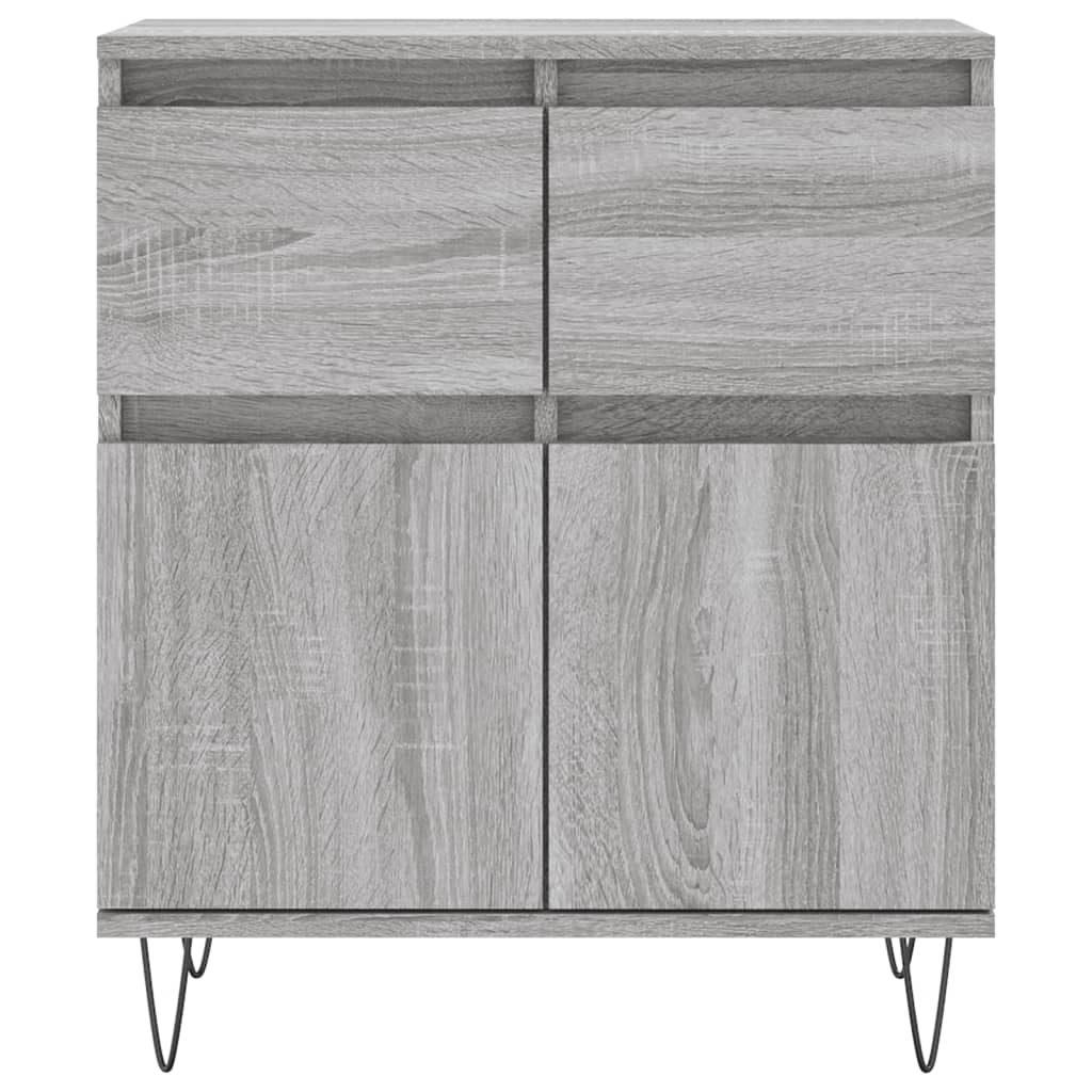 Buffet Sonoma gris 60x35x70 cm Bois d'ingénierie