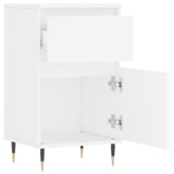 Buffets 2 pcs blanc 40x35x70 cm bois d’ingénierie