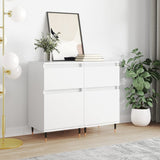 Sideboards 2 pcs white 40x35x70 cm engineered wood