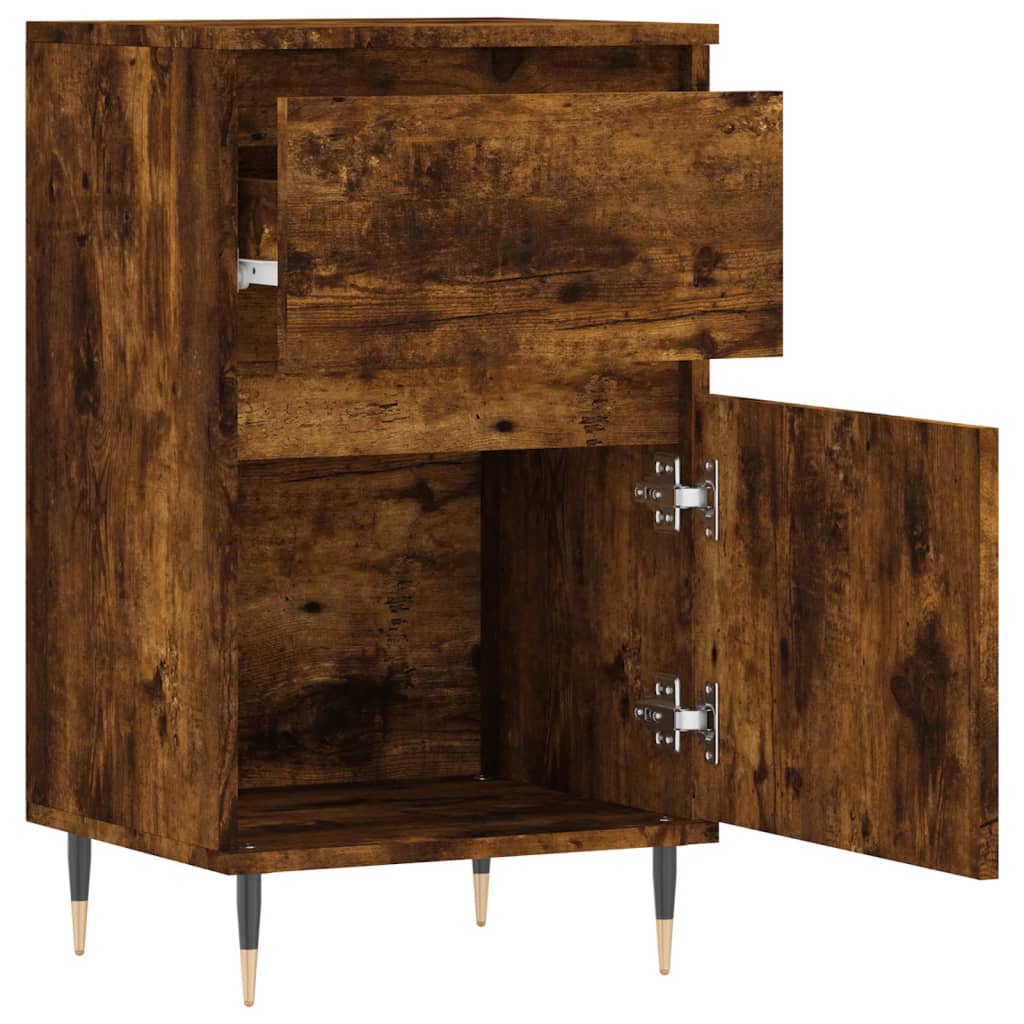 Sideboard aus geräucherter Eiche, 40 x 35 x 70 cm, Holzwerkstoff