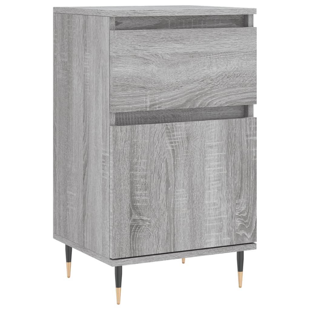 Sideboards 2 Stück sonomagrau 40x35x70 cm Holzwerkstoff