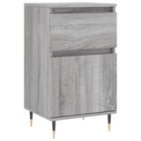 Buffets 2 pcs sonoma gris 40x35x70 cm bois d'ingénierie