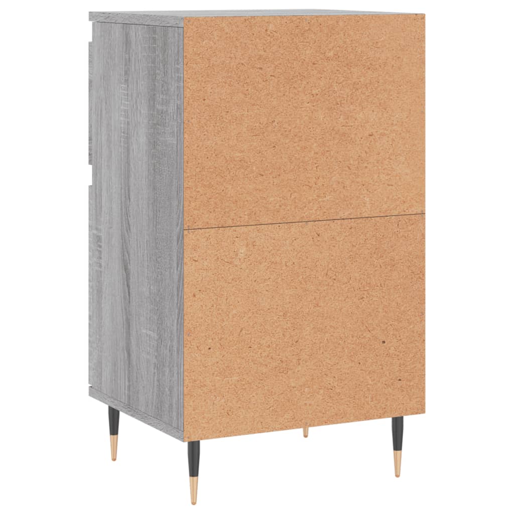 Sideboards 2 Stück sonomagrau 40x35x70 cm Holzwerkstoff