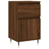 Buffet chêne marron 40x35x70 cm bois d'ingénierie