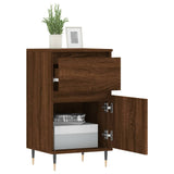 Buffets 2 pcs chêne marron 40x35x70 cm bois d'ingénierie