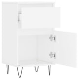 Buffets 2 pcs blanc 40x35x70 cm bois d’ingénierie