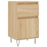 Sideboards 2 pcs sonoma oak 40x35x70 cm engineered wood