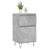 Betongraues Sideboard 40x35x70 cm, Holzwerkstoff