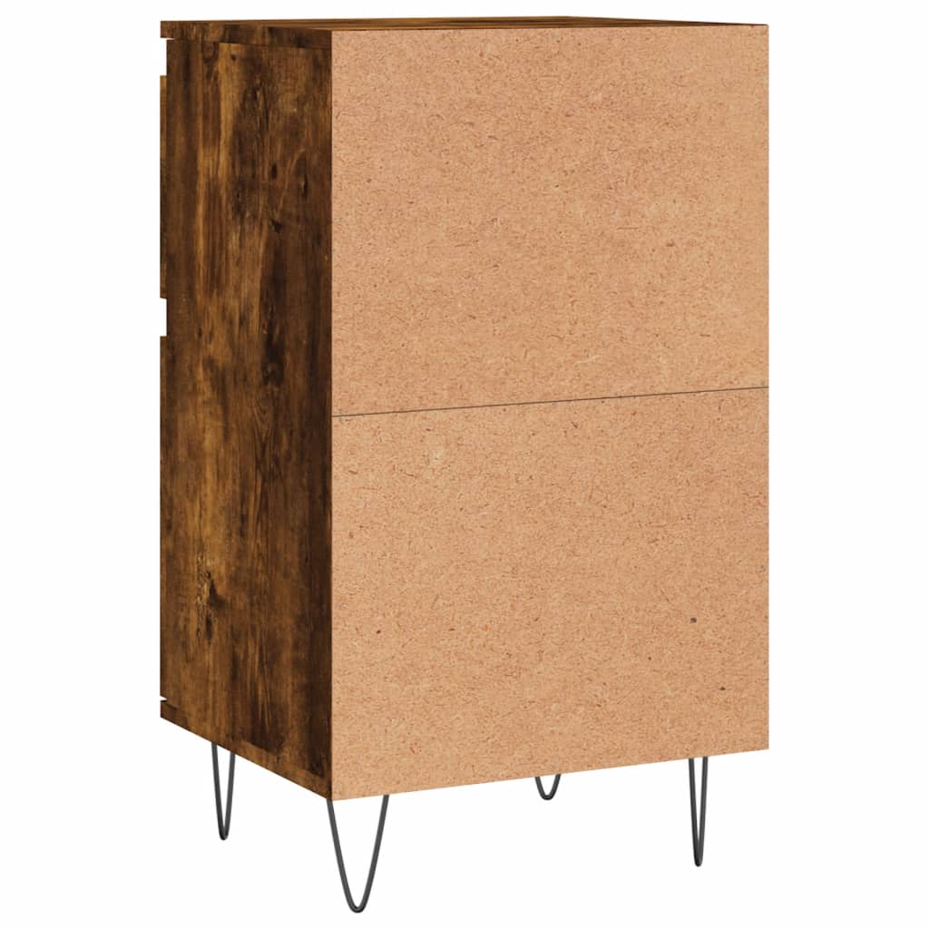 Sideboards 2 Stück Räuchereiche 40x35x70 cm Holzwerkstoff