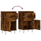 Sideboards 2 Stück Räuchereiche 40x35x70 cm Holzwerkstoff