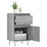 Buffets 2 pcs sonoma gris 40x35x70 cm bois d'ingénierie