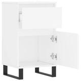 Buffets 2 pcs blanc 40x35x70 cm bois d’ingénierie