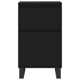 Sideboards 2 pcs black 40x35x70 cm engineered wood