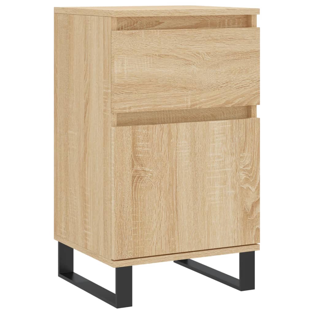 Buffets 2 pcs chêne sonoma 40x35x70 cm bois d'ingénierie