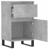 Buffets 2 pcs gris béton 40x35x70 cm bois d'ingénierie