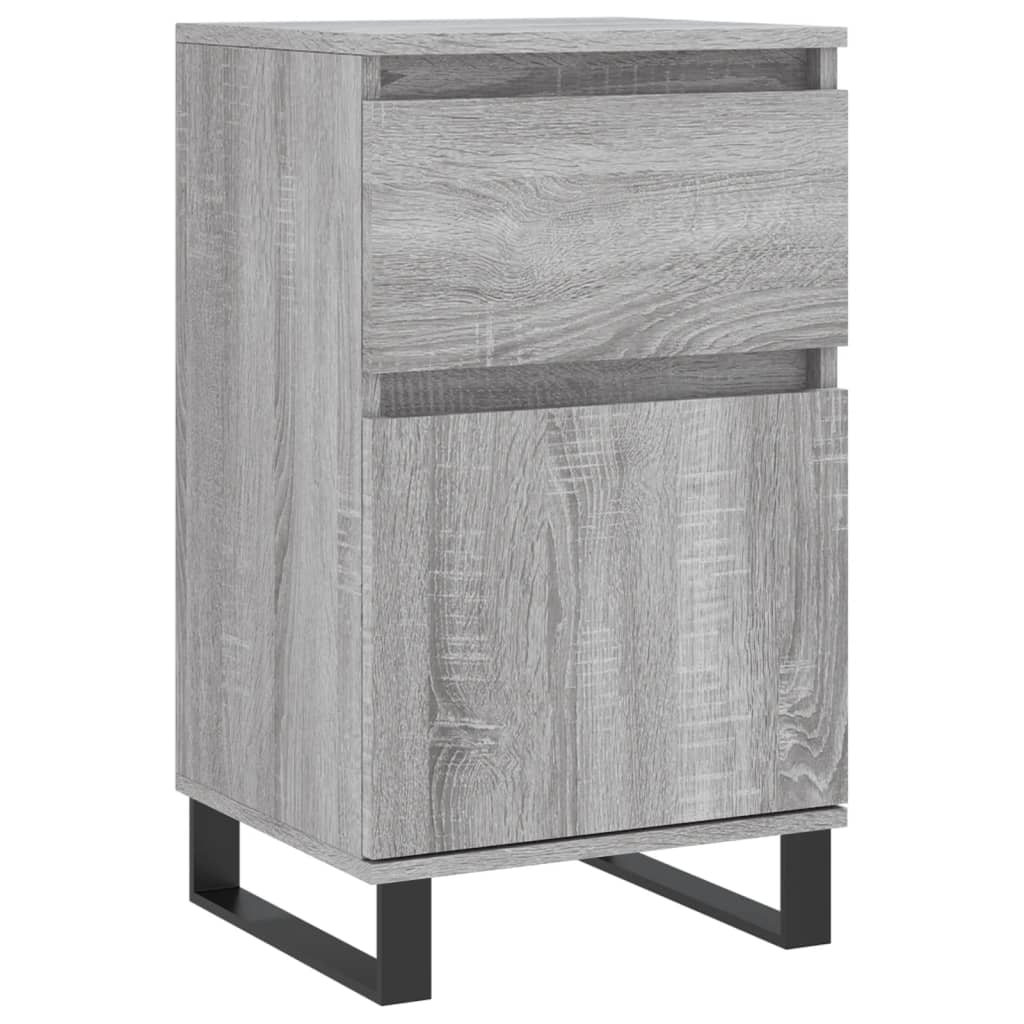 Sideboards 2 Stück sonomagrau 40x35x70 cm Holzwerkstoff