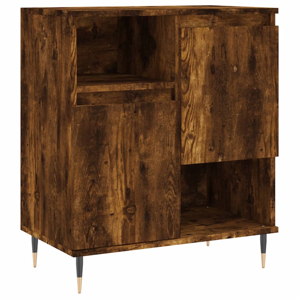 Buffet Chêne fumé 60x35x70 cm Bois d'ingénierie