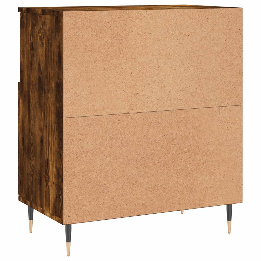 Buffet Chêne fumé 60x35x70 cm Bois d'ingénierie