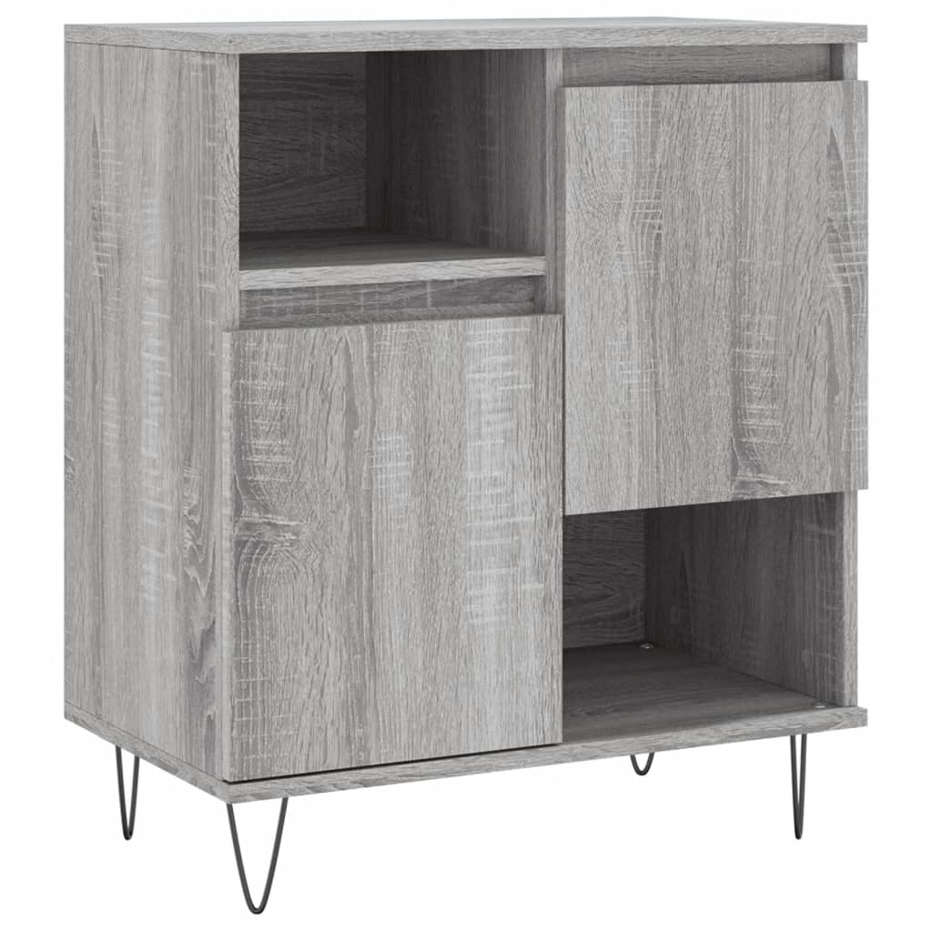 Buffet Sonoma gris 60x35x70 cm Bois d'ingénierie