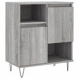 Sonoma gray sideboard 60x35x70 cm Engineered wood