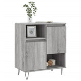 Sonoma gray sideboard 60x35x70 cm Engineered wood