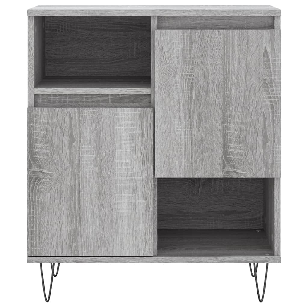 Sonoma gray sideboard 60x35x70 cm Engineered wood