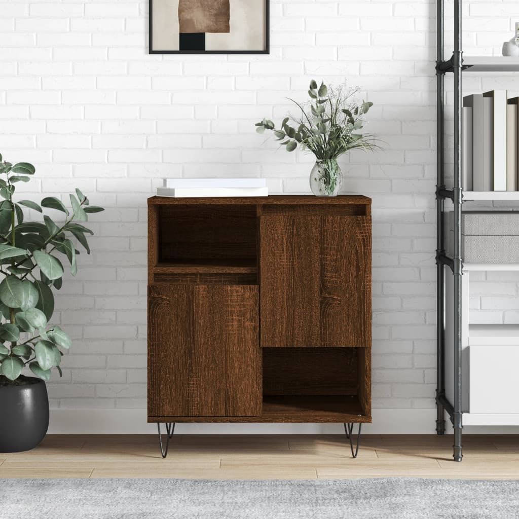 Sideboard Brown Oak 60x35x70 cm Engineered wood