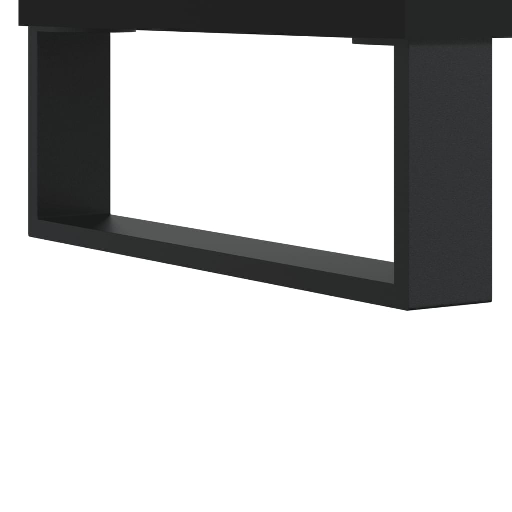 Buffet Noir 60x35x70 cm Bois d'ingénierie