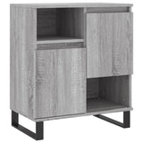 Sonoma gray sideboard 60x35x70 cm Engineered wood