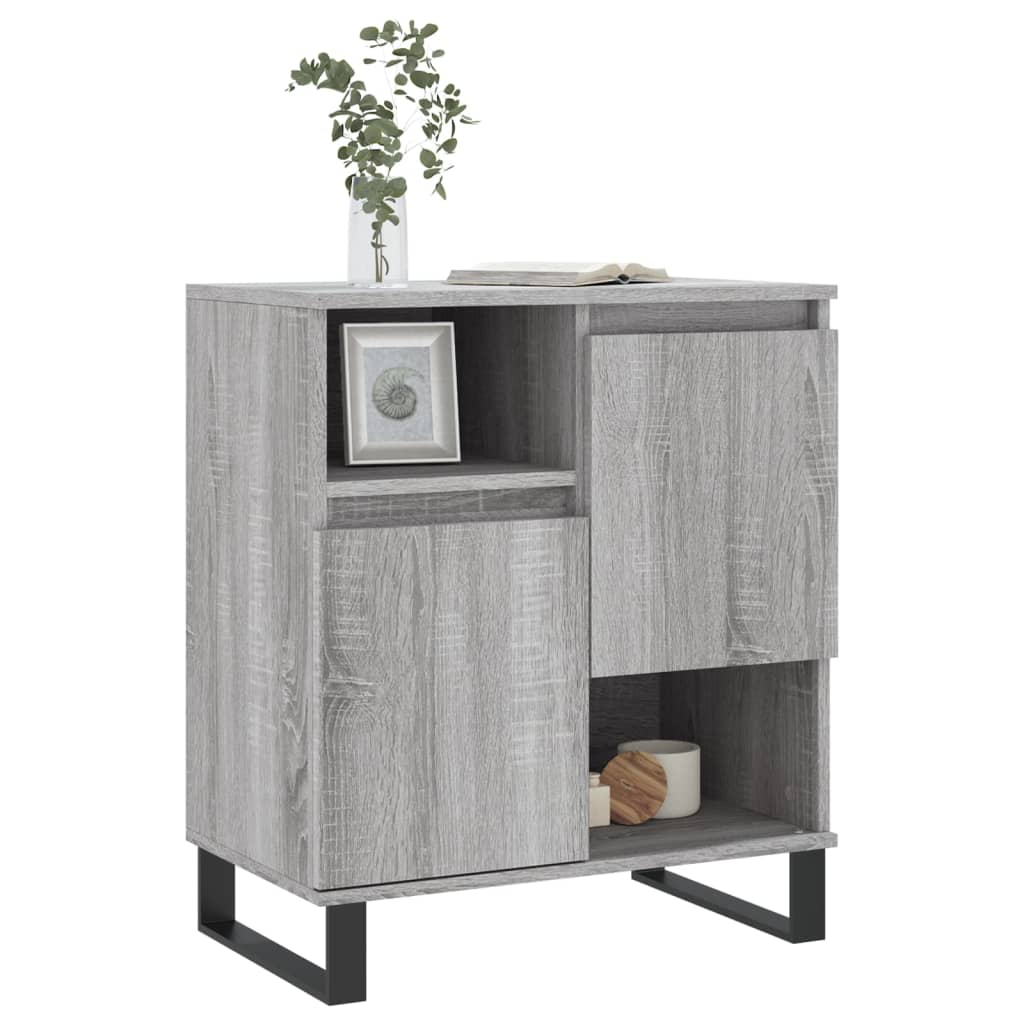 Sonoma gray sideboard 60x35x70 cm Engineered wood