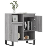 Sonoma gray sideboard 60x35x70 cm Engineered wood