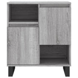 Sonoma gray sideboard 60x35x70 cm Engineered wood