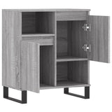 Sonoma gray sideboard 60x35x70 cm Engineered wood