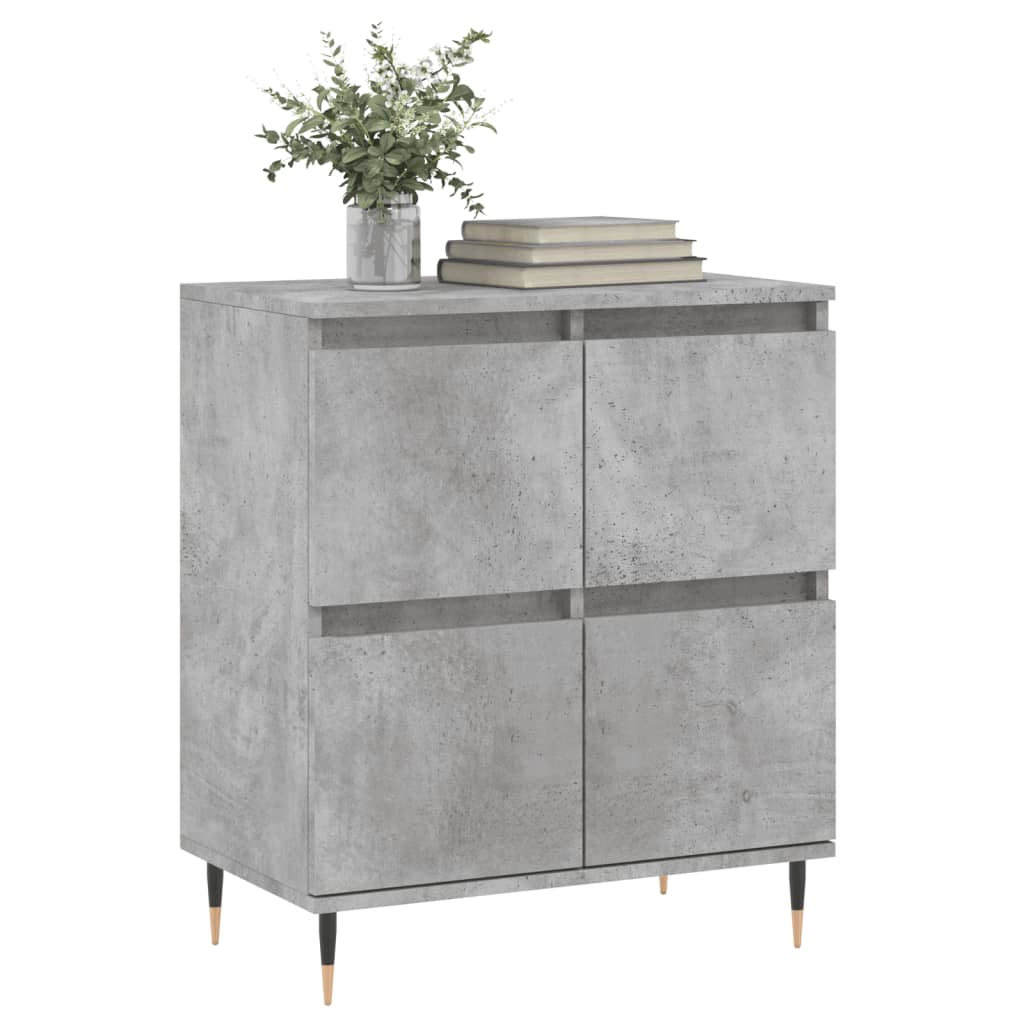 Concrete Grey Sideboard 60x35x70 cm Engineered Wood