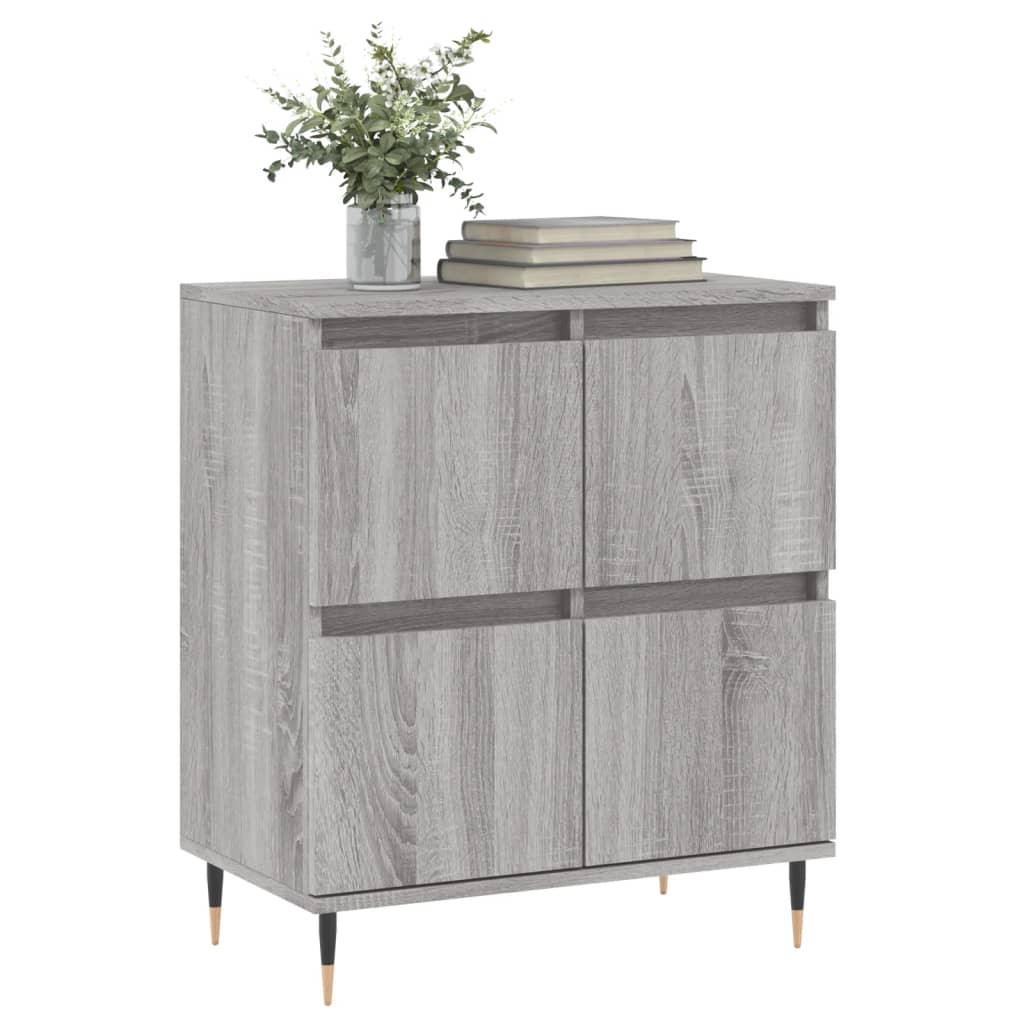 Sonoma gray sideboard 60x35x70 cm Engineered wood