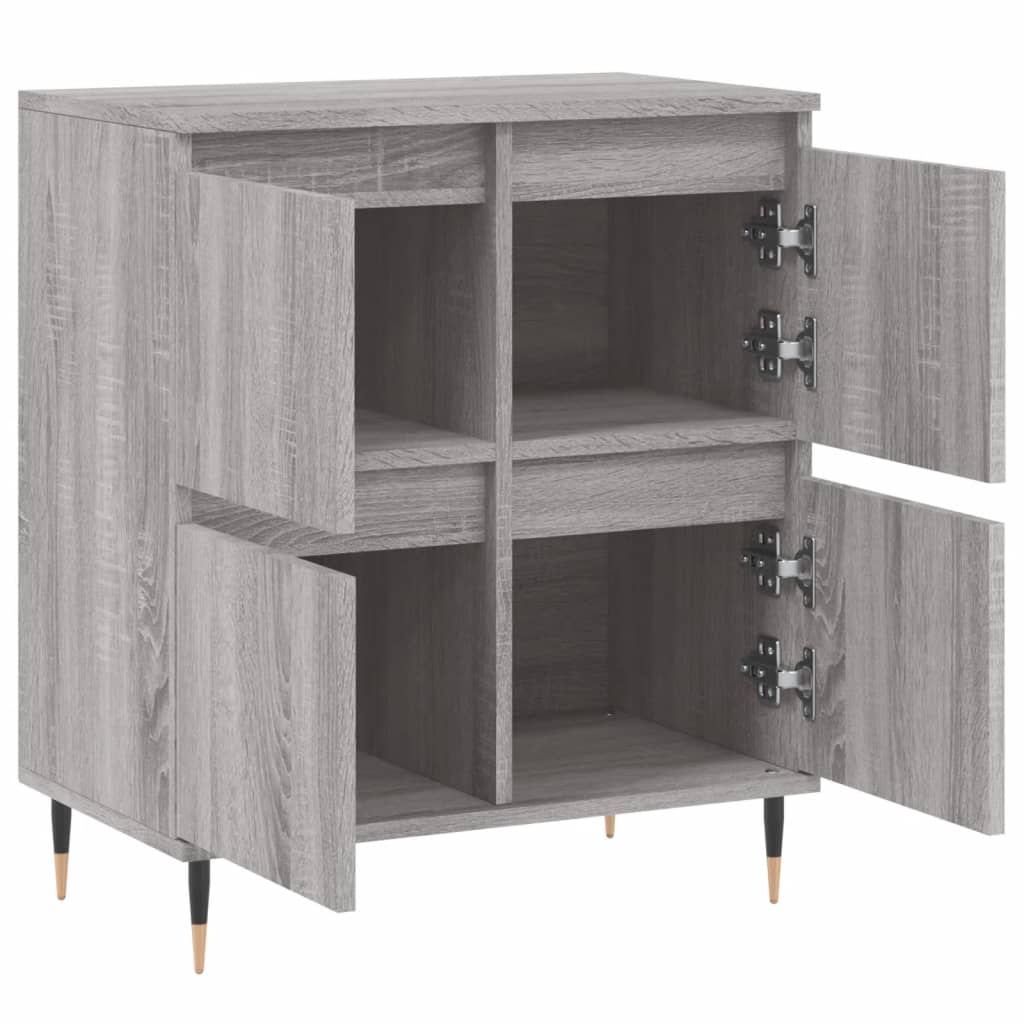 Buffet Sonoma gris 60x35x70 cm Bois d'ingénierie