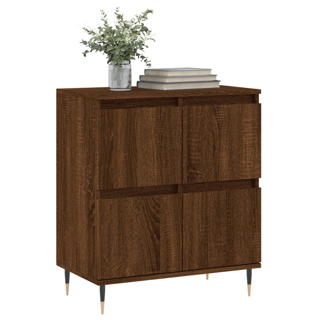 Buffet Chêne marron 60x35x70 cm Bois d'ingénierie