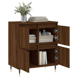 Buffet Chêne marron 60x35x70 cm Bois d'ingénierie