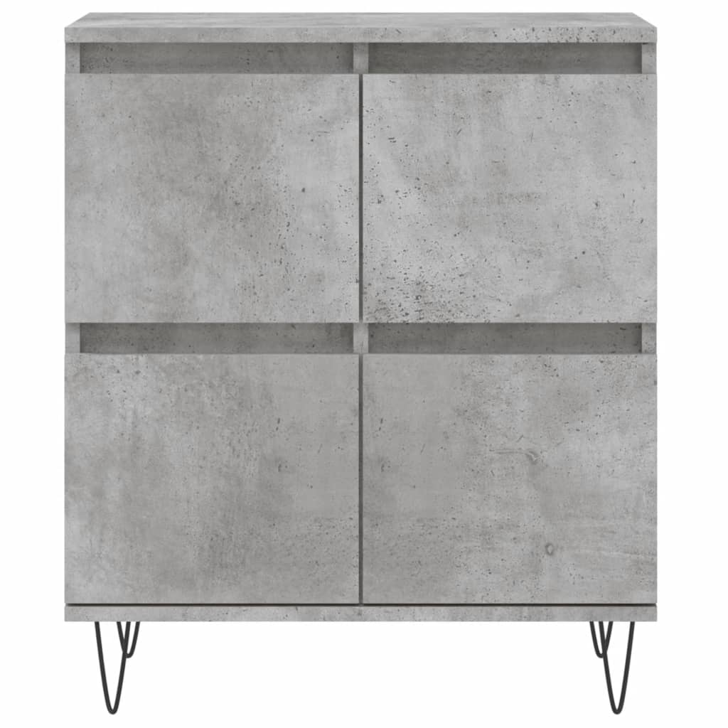 Buffet Gris béton 60x35x70 cm Bois d'ingénierie