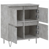 Buffet Gris béton 60x35x70 cm Bois d'ingénierie