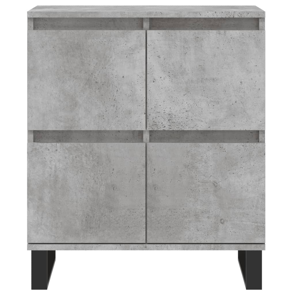 Buffet Gris béton 60x35x70 cm Bois d'ingénierie