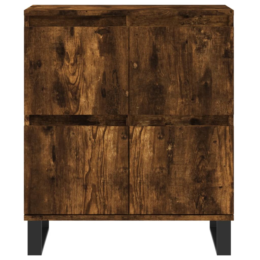 Buffet Chêne fumé 60x35x70 cm Bois d'ingénierie