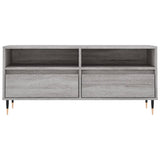 Meuble TV sonoma gris 100x34,5x44,5 cm bois d'ingénierie