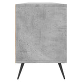 Meuble TV gris béton 150x30x44,5 cm bois d'ingénierie