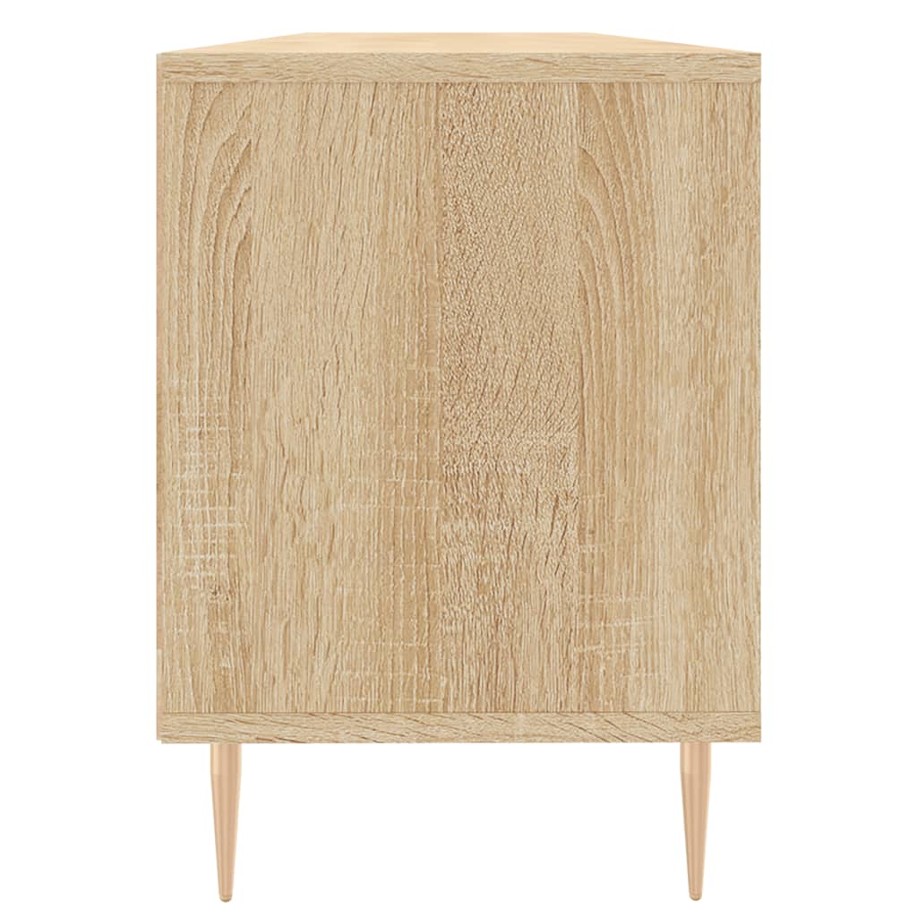 Meuble TV chêne sonoma 150x30x44,5 cm bois d'ingénierie