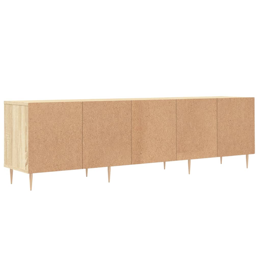 Meuble TV chêne sonoma 150x30x44,5 cm bois d'ingénierie