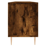 Meuble TV chêne fumé 150x30x44,5 cm bois d'ingénierie